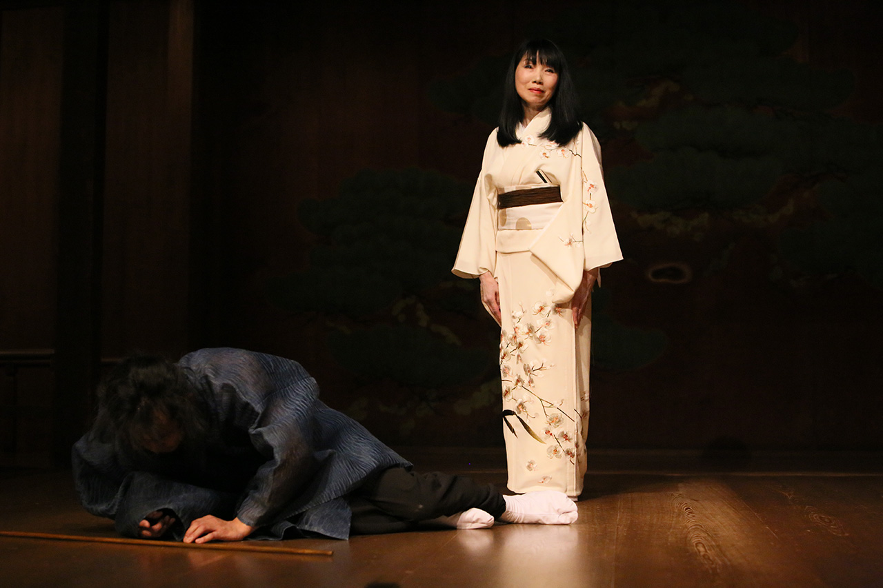 三島由紀夫作 近代能楽集「弱法師」より縞