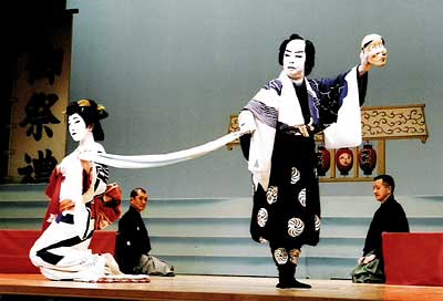 扇菊会清元「お祭り」の舞台写真2